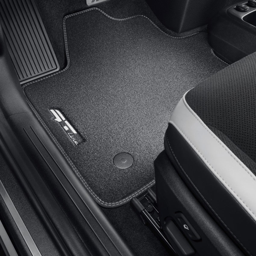 Genuine Kia EV6 PE - Carpet Floor Mats – Velour, GT Line Logo (Set of 3)