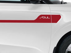 Genuine Kia Soul EV (SK3) - Body Decals Razor, Red