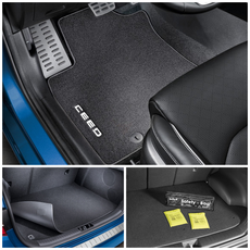 Kia CEED Premium Floor & Boots Mats Bundle with First Aid Kit