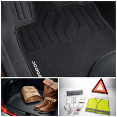 Dacia Jogger Premium Floor & Boots Mats Bundle with First Aid Kit