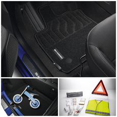 Dacia Sandero Premium Floor & Boots Mats Bundle with First Aid Kit