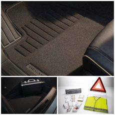 Renault Megane EV Premium Floor & Boots Mats Bundle with First Aid Kit