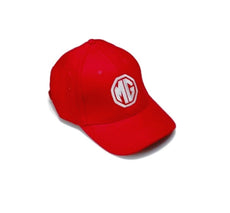 MG Logo Baseball Cap, Red/Silver