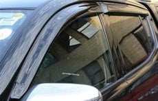 Mitsubishi L200 DC (S4) Window Deflectors, Front & Rear 2007-2017