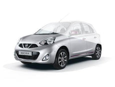 Nissan Micra (K13K) Black Purple Door Sill Strips 2013-2016