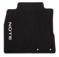 Genuine Nissan Note (E12E) Luxury Velour Mats, Black - 2013-2018