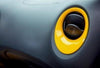 Nissan Juke Yellow Air Vent & Tweeter Surrounds