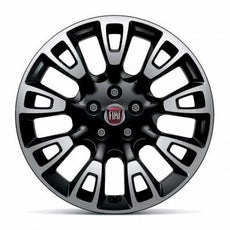 Fiat Doblo 16" Alloy Wheels, Bright Black Diamond Cut