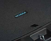 Suzuki Vitara Boot Carpet Mat, with turquoise logo & stitching