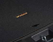 Suzuki Vitara Boot Carpet Mat, with orange logo & stitching