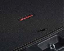 Suzuki Vitara Boot Carpet Mat, with red logo & stitching