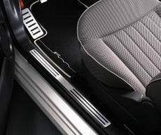 Fiat 500 Kick Plates, Steel