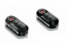 Fiat 500/500L Key Cover Kit - Dark Grey & Pastel Black