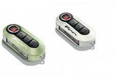 Fiat Key Cover Kit - Light Green & Pastel White