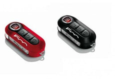 Fiat Key Cover Kit - Red & Pastel Black