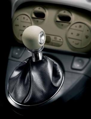 Gear Handbrake Gaiter For Fiat 500 Abarth 2007-2015 Leather - View #2