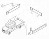 Fiat Doblo (3V/4V) Lock, Bed Side Panel LH Front/RH Rear