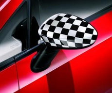 Fiat Punto Mirror Covers, Chequered