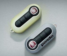 Fiat Panda Key Covers, Glow in the Dark + Grey Colour