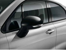 Fiat 500X Mirror Covers, Black