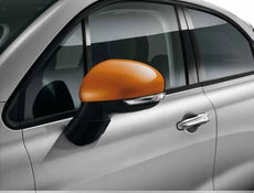 Fiat 500X Mirror Covers, Orange