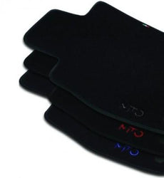 Alfa Romeo MiTo Carpet Mats, Black/Black Edge RHD 2009-2013