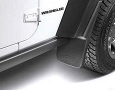 Jeep Wrangler (JK) Moulded Mudflaps, Front Pair