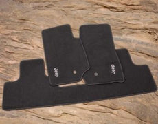 Jeep Wrangler (JK) Premium Dark Slate Grey Floor Mats RHD 4-Door 2007-2013