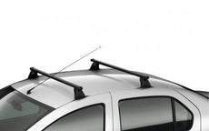 Dacia Sandero 2 Roof Bars, Black Steel