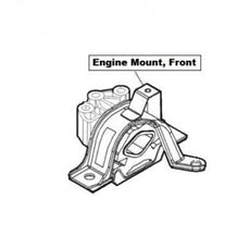 Abarth Nuova 500 (3R) Engine Mount, Front