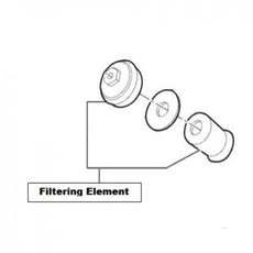 Alfa Romeo Giulia (6S) Filtering Element with Lid