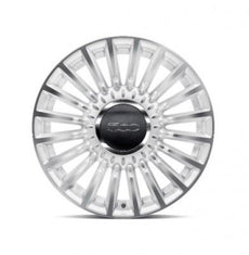 Fiat 500 16" Alloy Wheel Kit, Matt White Diamond