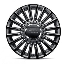 Fiat 500 Bi-Colour 16" Alloy Wheel Kit - Matt Grey/Black