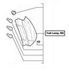 Abarth 500 Tail Lamp Unit, Rear RH