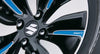 Suzuki Swift Alloy Wheel Decal Set, Speedy Blue