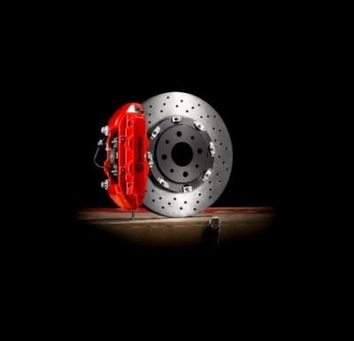 Abarth 500/595 Brake System by Brembo, RED