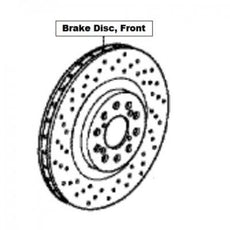 Honda Civic Type-R Brake Disc, Front