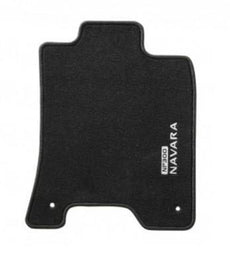 Nissan Navara (D23M) Textile Velour Mats, Stitched Edge RHD DC