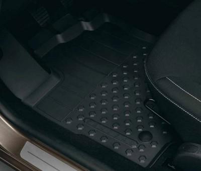 Dacia Sandero PH2 Rubber Floor Mats Raised Edge RHD 8201684226