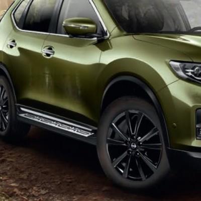 Nissan X-Trail (T32C) Side Steps, Black Aluminium