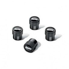 Jeep Valve Stem Caps, Black