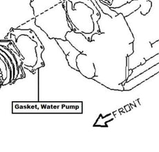 Nissan Terrano (R20) Gasket, Water Pump