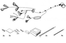 Renault Kadjar Wiring Harness 13-PIN for Retractable Tow Bar