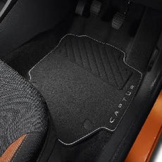 Renault Captur Premium Mats, Silver Surround RHD 2013-2017