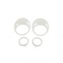 Nissan Juke White Air Vent & Tweeter Surrounds