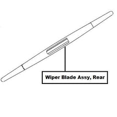 Nissan Micra (K14FR) Wiper Blade Assy, Rear