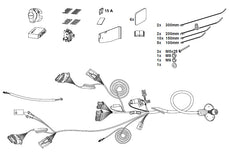 Fiat 500X Towing Connection Wiring System 13PIN