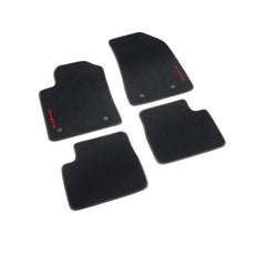 Alfa Romeo Giulietta Carpet Mats, Red Logo/Stitching RHD