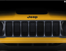 Jeep Renegade (RE) Grey Satin Grille & Matt Black Rings