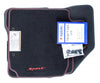 Suzuki Swift Sport Carpet Mat Set, Anthracite/Red & Sport Logo RHD